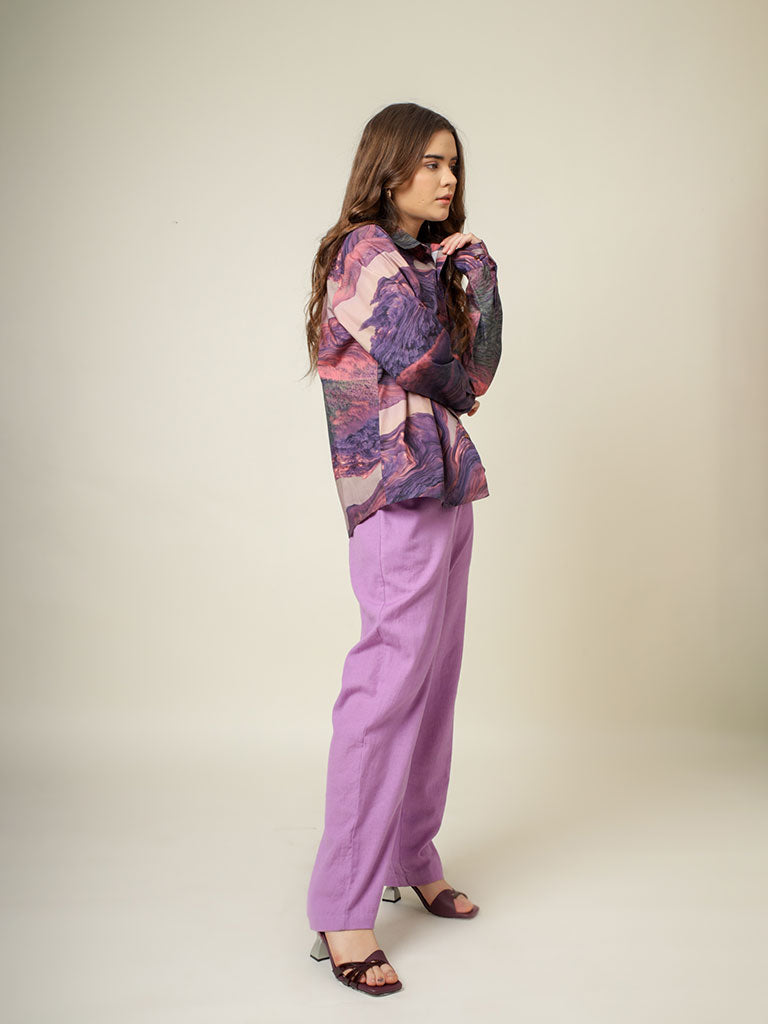 Earo Printed Shirt TOPS Doodlage   