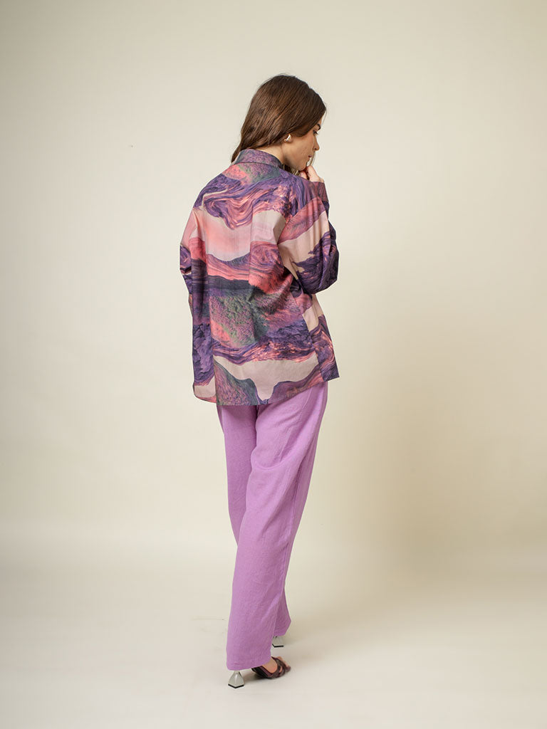 Earo Printed Shirt TOPS Doodlage   