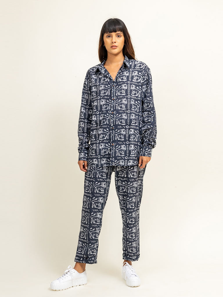 Earo Printed Shirt TOPS Doodlage   