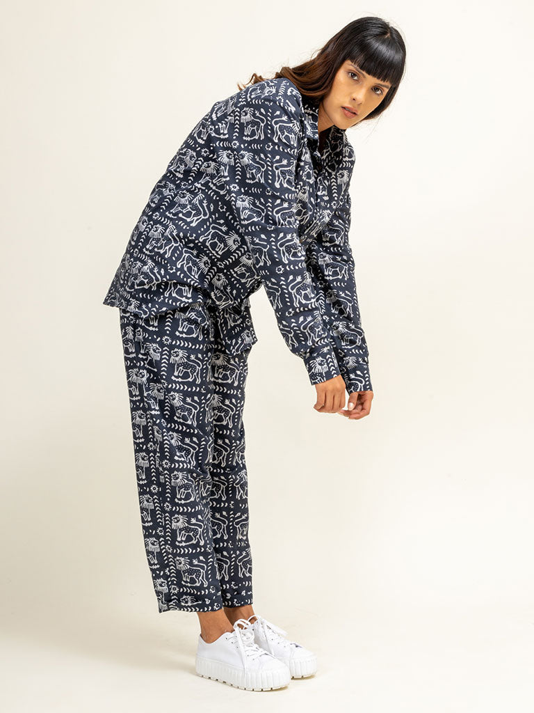 Earo Printed Shirt TOPS Doodlage   