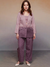 Load image into Gallery viewer, Ombre Classic Suit Set Lavender Plum SETS IKKIVI
