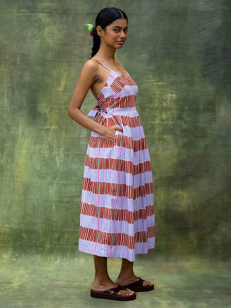 Mary Striped Dress DRESSES Doodlage