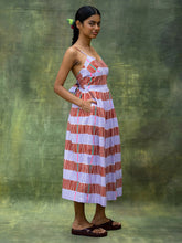 Load image into Gallery viewer, Mary Striped Dress DRESSES Doodlage
