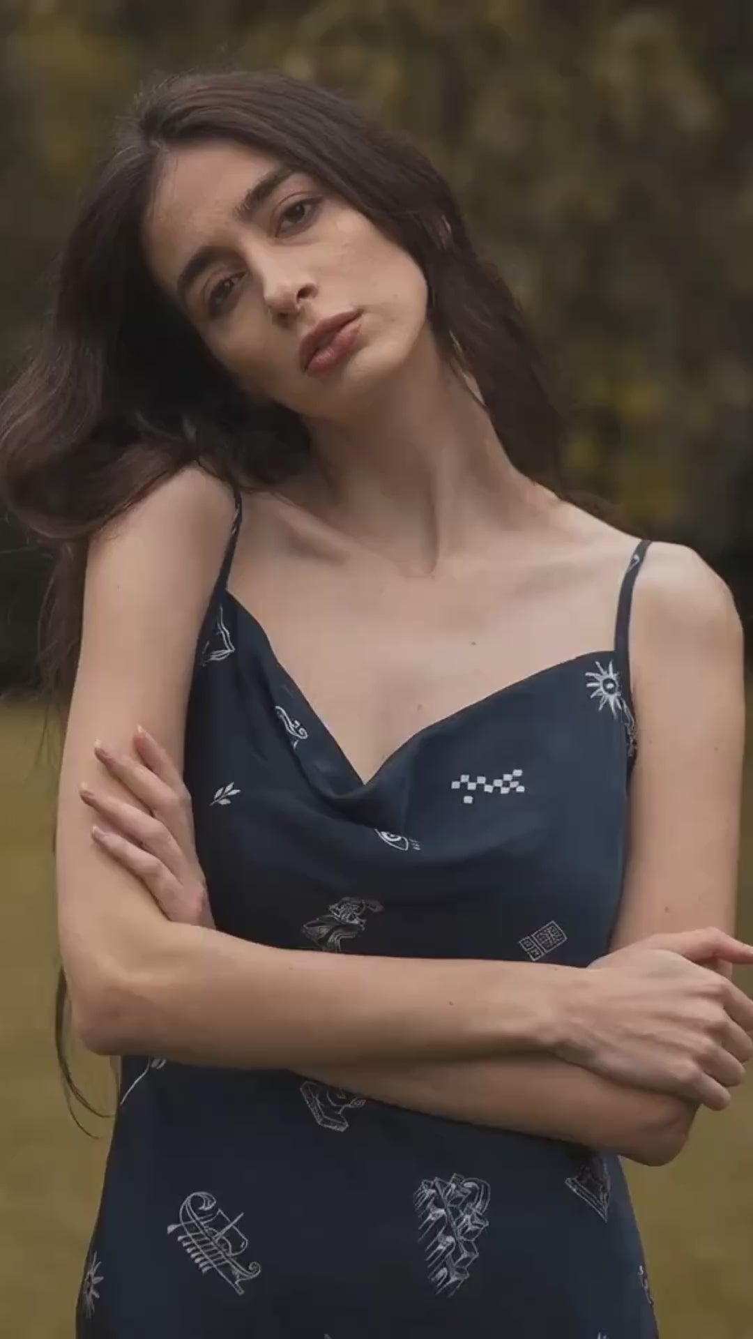 Silver Lining Slip Dress DRESSES Em and Shi