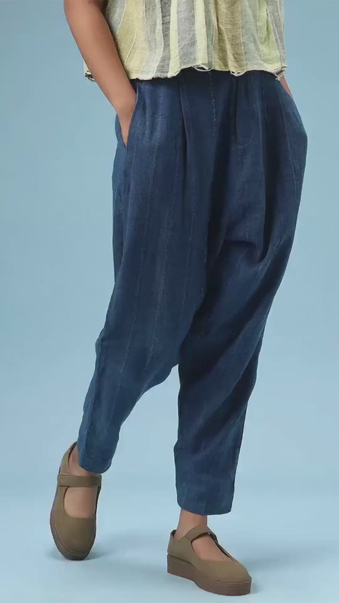 Fancy Pantsy Indigo Pants BOTTOMS IRO IRO