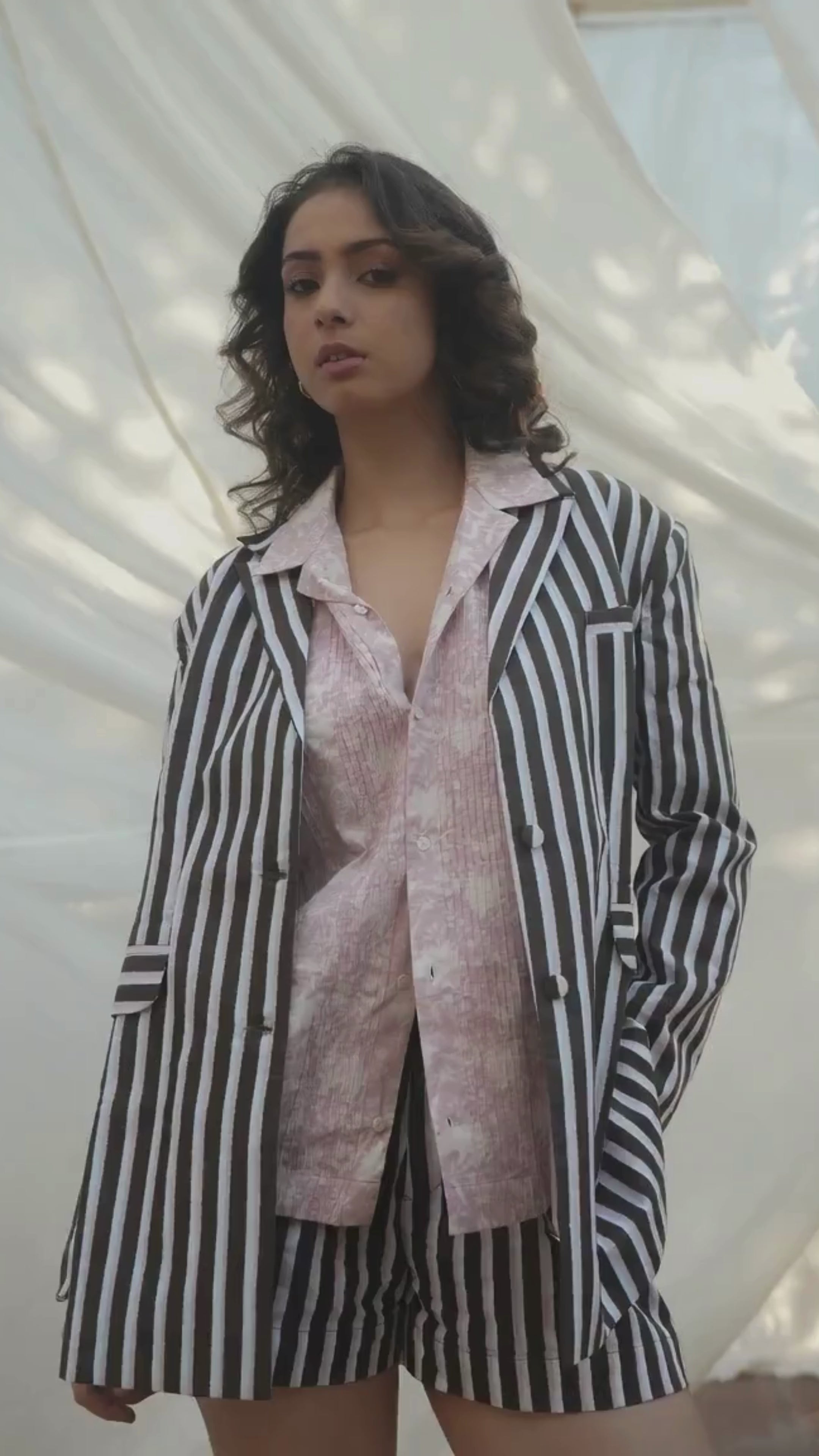 Eira Double-Buttoned Blazer JACKETS IKKIVI