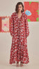 Rose Scarlet Ruffle Dress DRESSES Khajoor