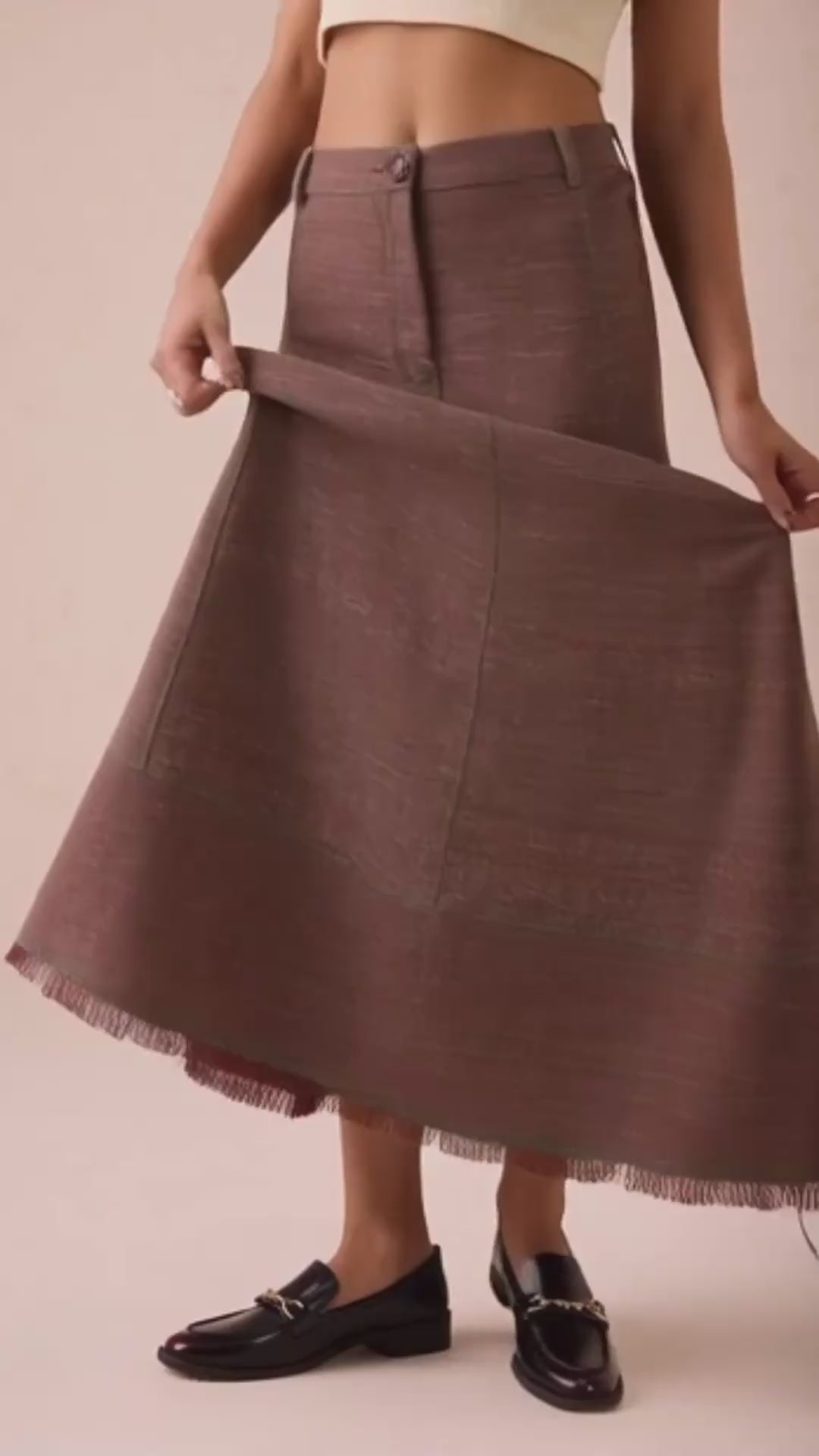 The Hazel Sun Midi Skirt BOTTOMS SUI
