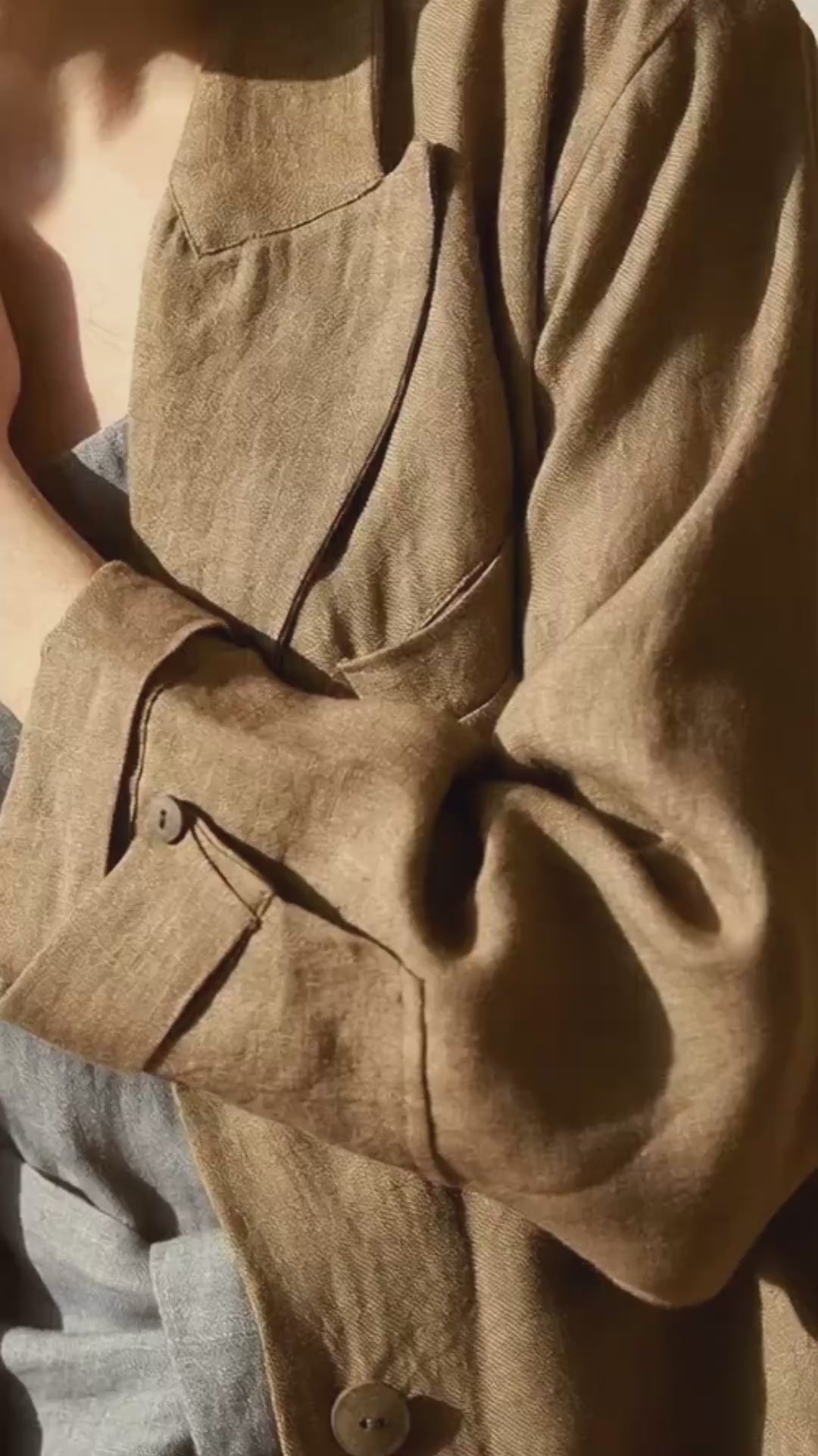 Trench Me Not Brown Coat JACKETS IKKIVI