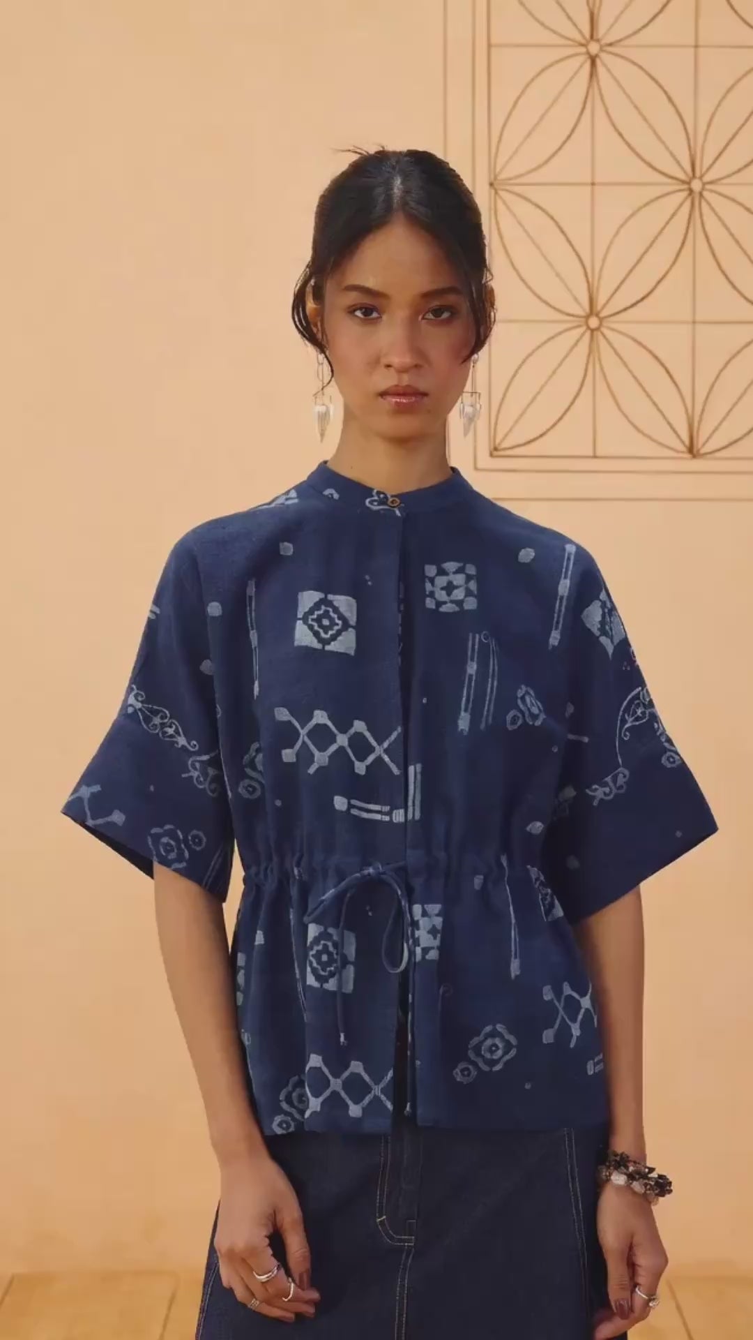 Rooted Beginnings Kala Cotton Peplum Top TOPS SUI