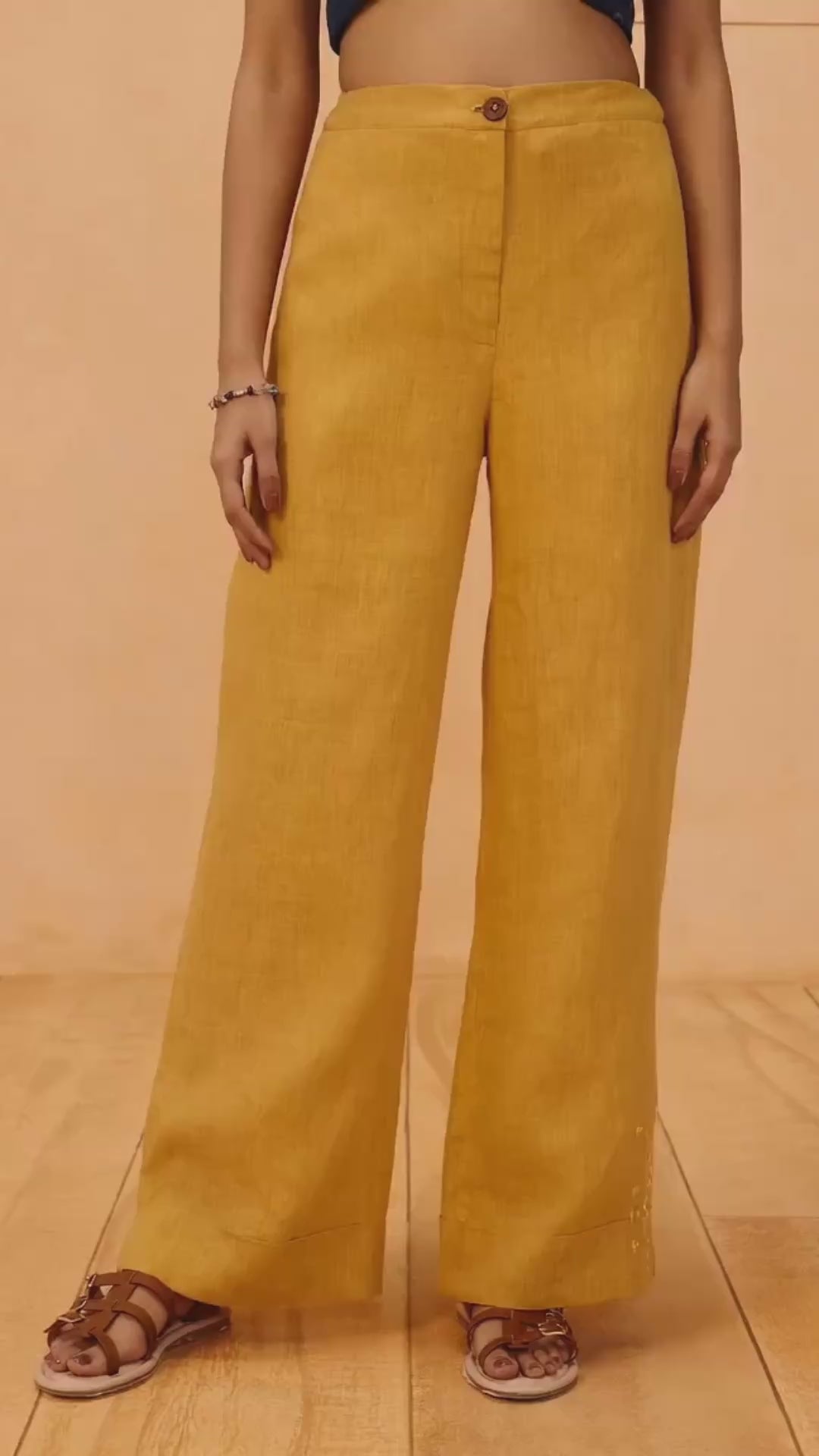 The Ghar Linen Trousers BOTTOMS SUI