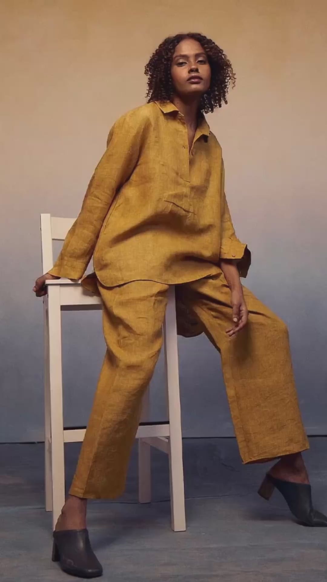 Oversized Mustard Set SETS IKKIVI