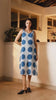 Indigo Orbit Twisted Sleeve Dress DRESSES IKKIVI