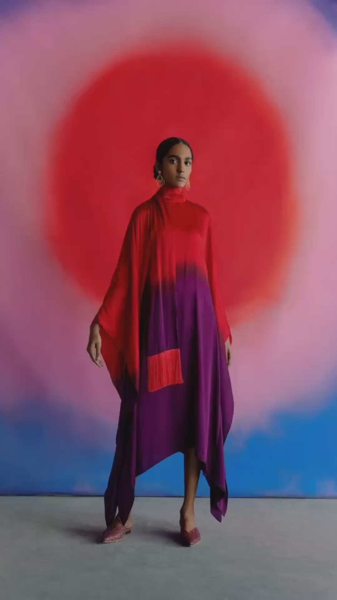 Leheriya Round Collar Dress DRESSES IKKIVI