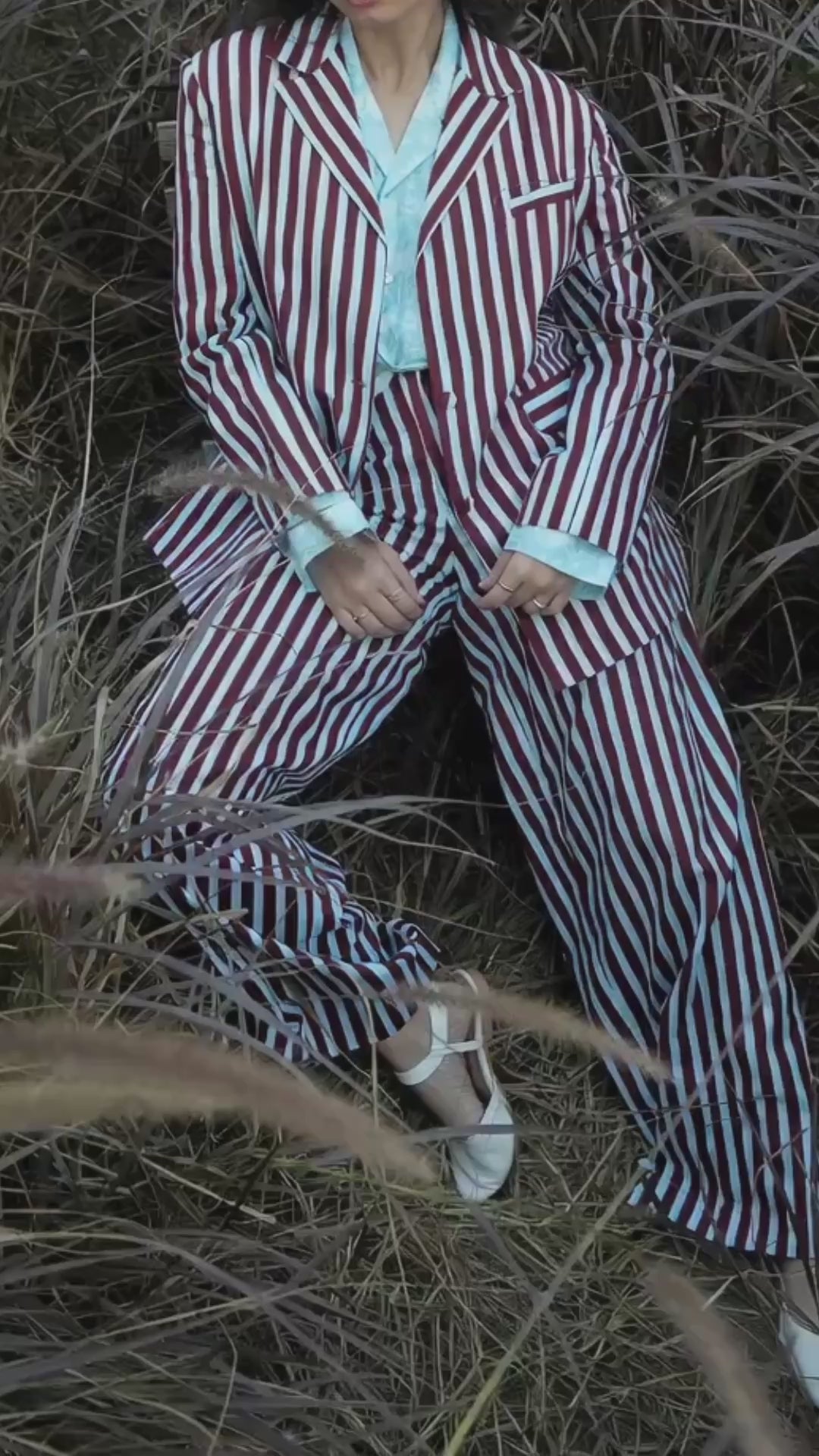 Dusk Double-Buttoned Blazer JACKETS IKKIVI
