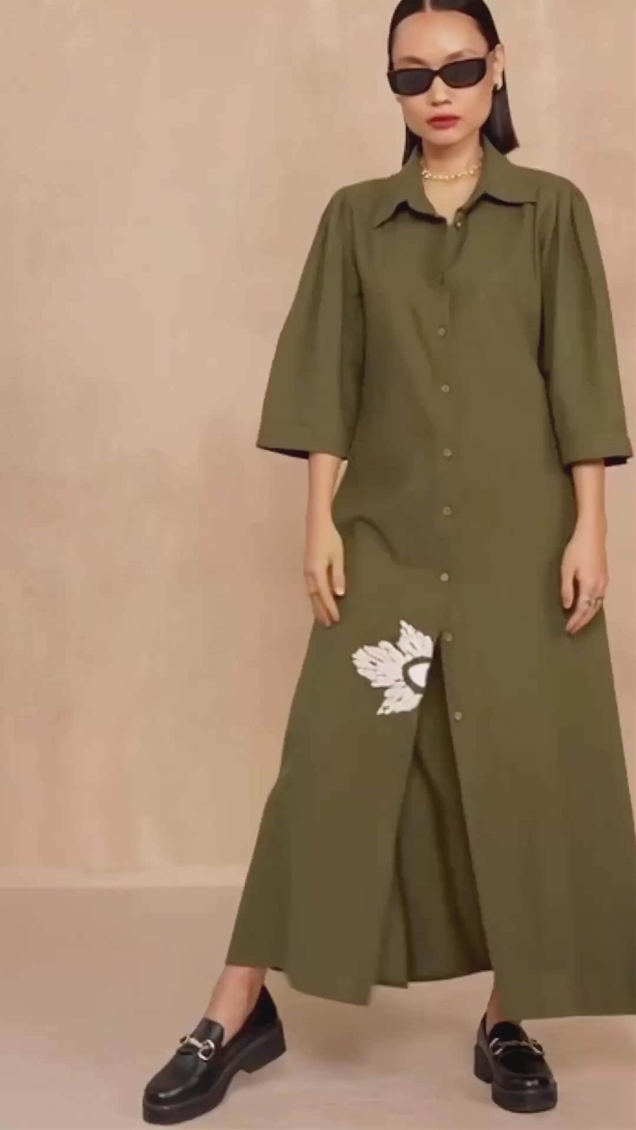 The Cosmos Shirt Dress DRESSES SUI