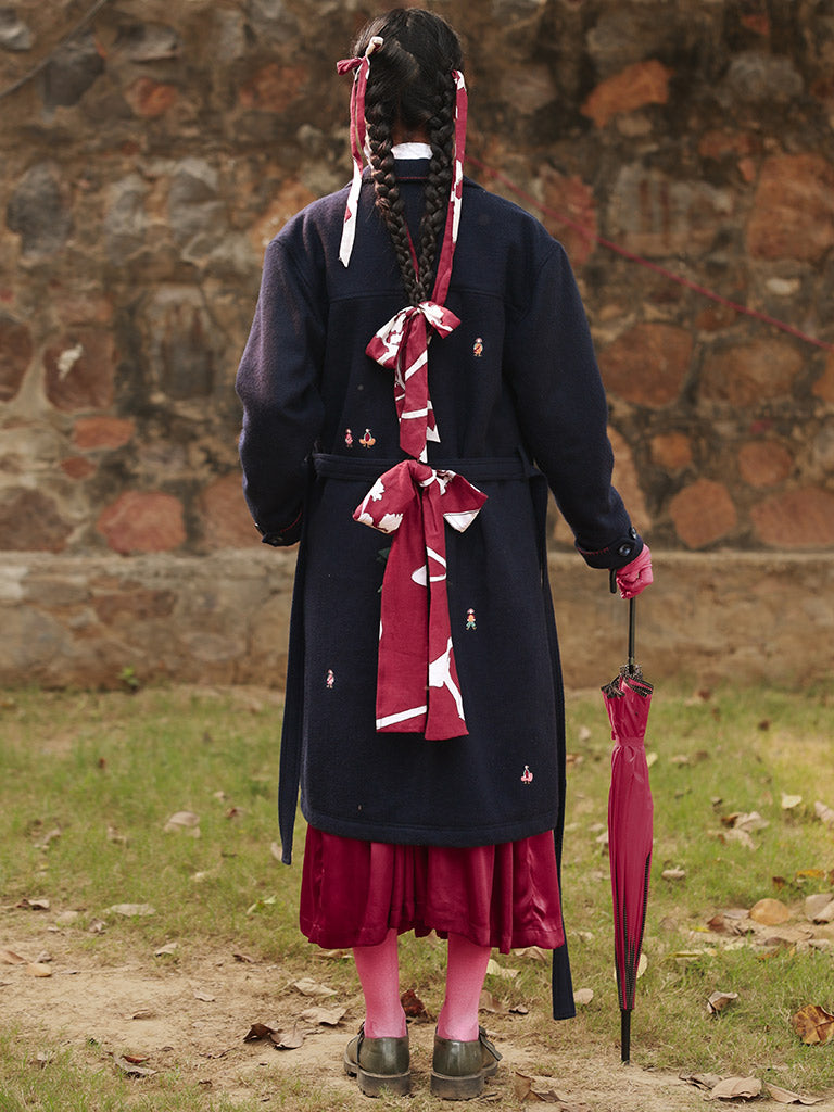 Willow Blue Overcoat JACKETS Doodlage