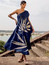Load image into Gallery viewer, Spinetail One Shoulder Dress DRESSES KHARA KAPAS   

