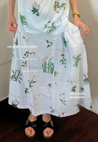 Velora Printed Skirt BOTTOMS Doodlage