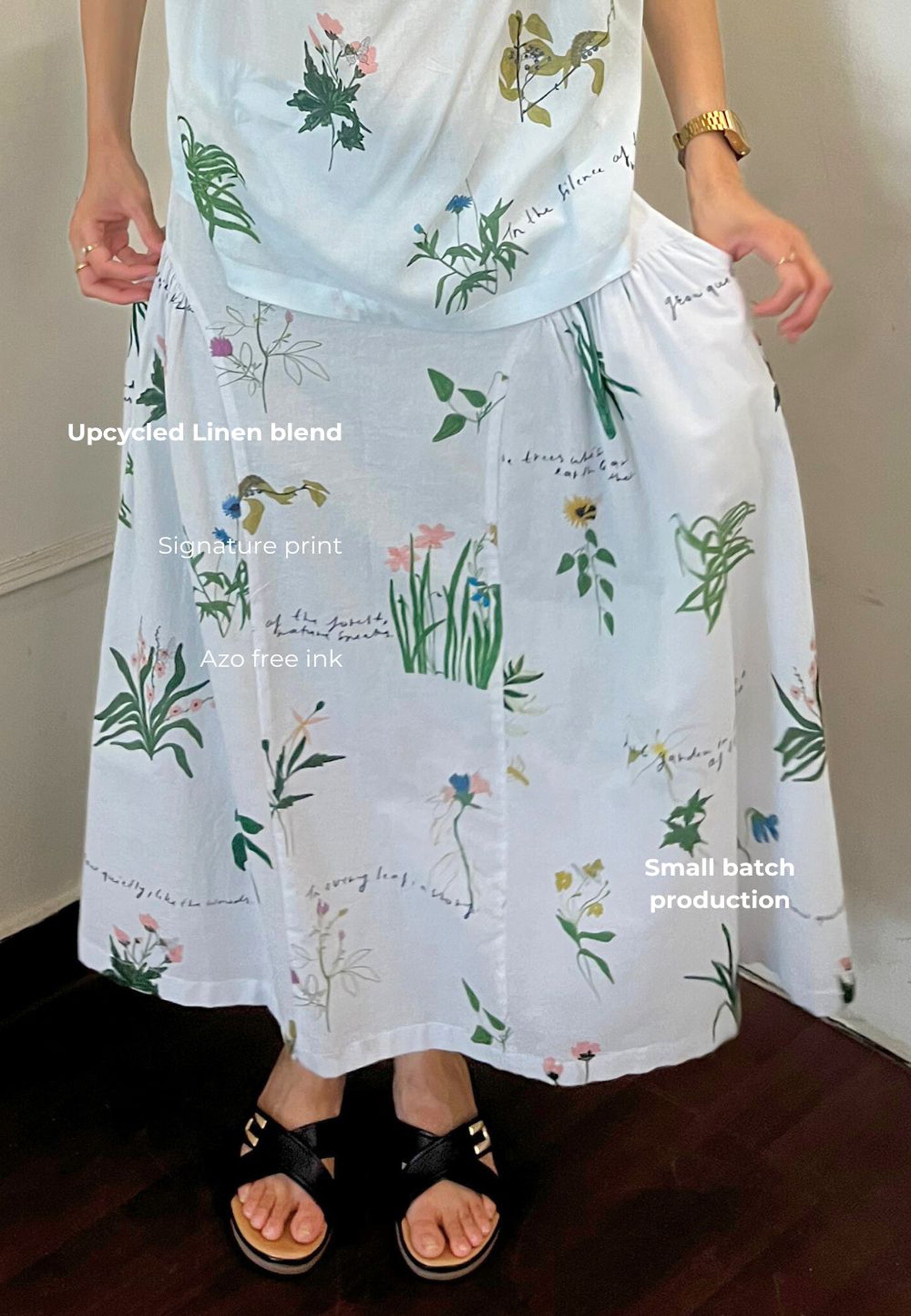 Velora Printed Skirt BOTTOMS Doodlage