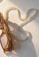 Silver White Beaded Sunglass Chain ACCESSORIES IKKIVI