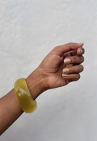 Crystal Cut Lime Yellow Bangle ACCESSORIES IKKIVI