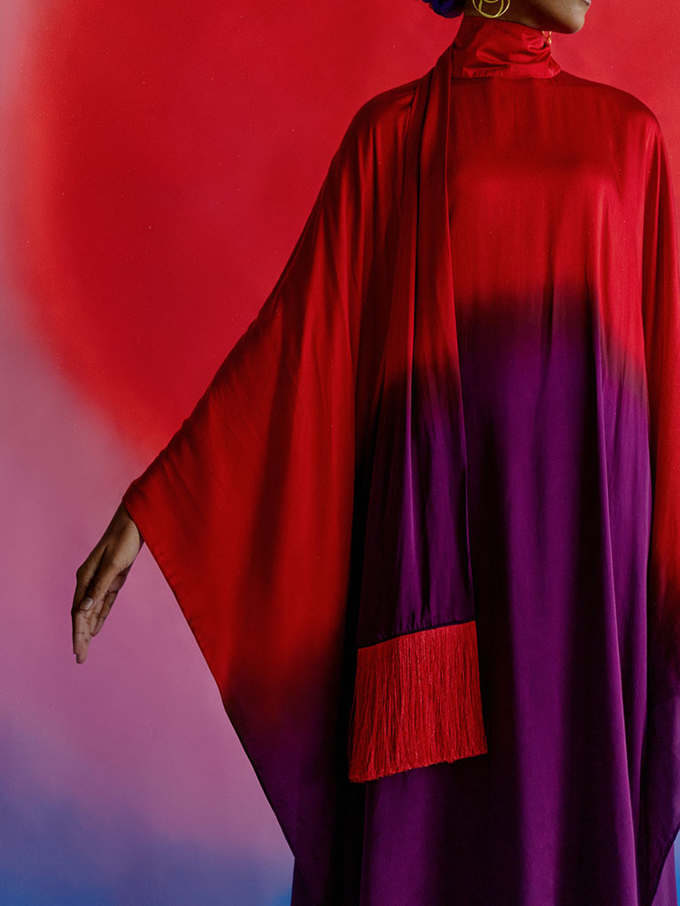 Leheriya Round Collar Dress DRESSES IKKIVI