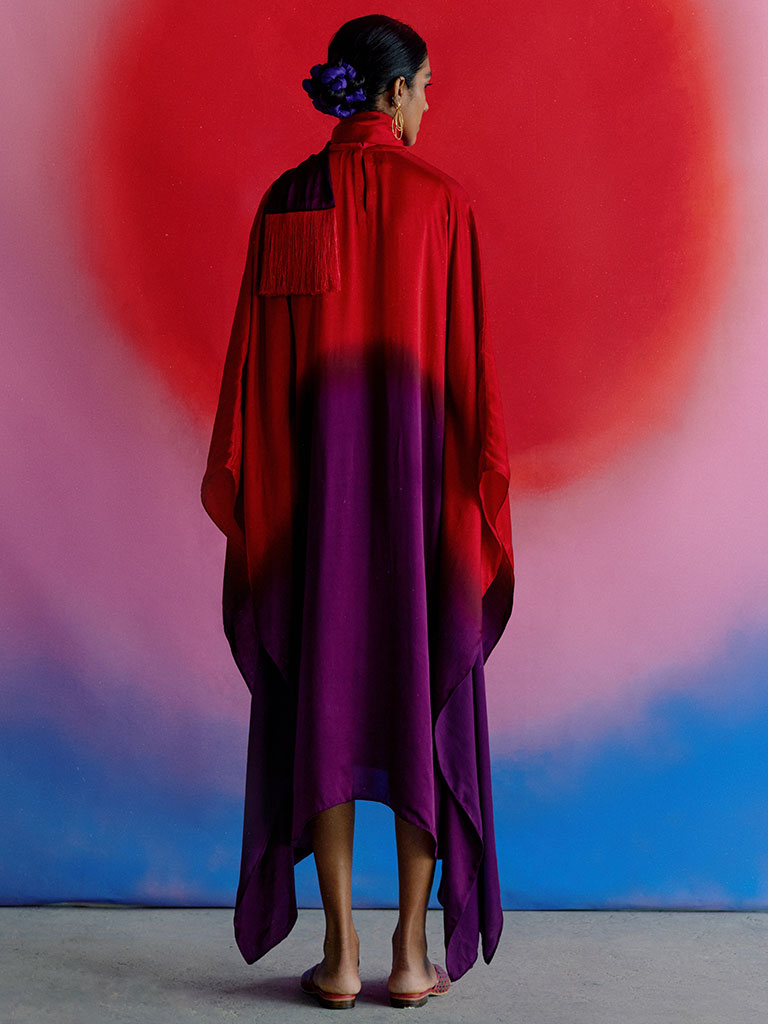 Leheriya Round Collar Dress DRESSES IKKIVI