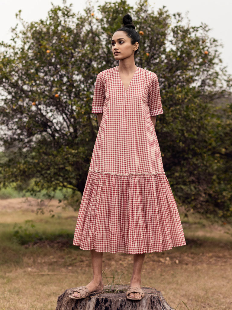 Autumn Through My Window Dress DRESSES KHARA KAPAS   