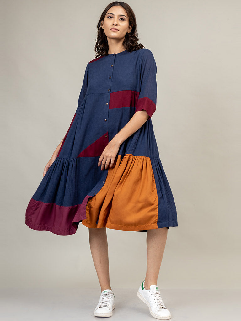 Seville Panelled Dress DRESSES Doodlage   