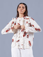 Load image into Gallery viewer, Neoma Ruffle Top TOPS Auruhfy   
