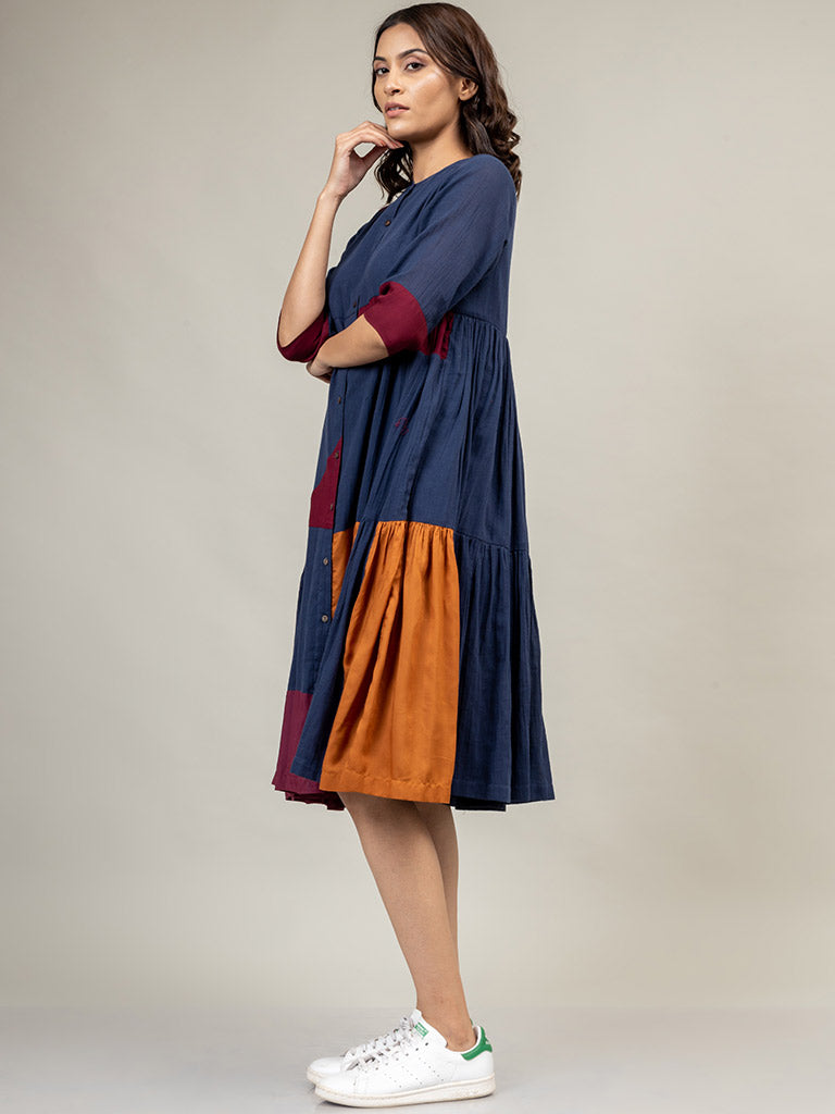 Seville Panelled Dress DRESSES Doodlage   