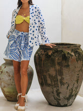 Load image into Gallery viewer, Ivory Stripe Shorts BOTTOMS Em and Shi   
