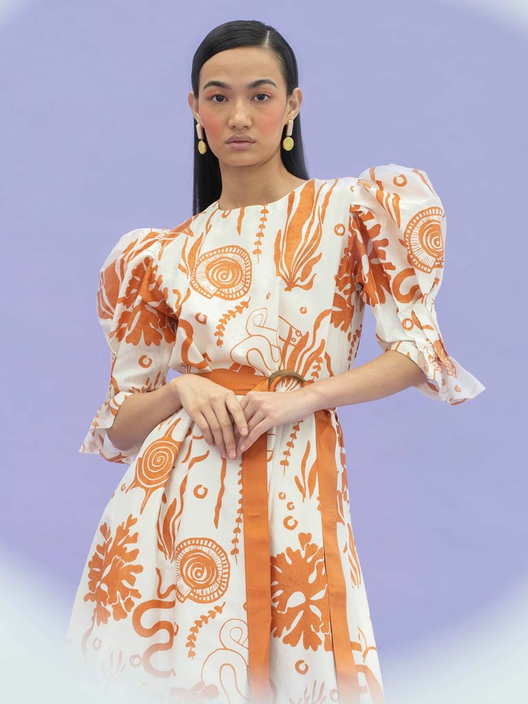 Coral Dress DRESSES Little Things Studio   