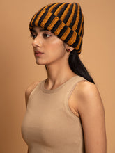 Load image into Gallery viewer, Night Sun Stripes Beanie ACCESSORIES Khajoor   

