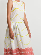 Load image into Gallery viewer, Salmon Pleated Dress DRESSES Rias Jaipur   
