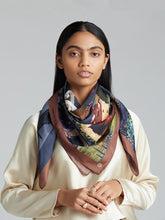 Load image into Gallery viewer, Enchanted Garden Silk Scarf ACCESSORIES Carte Blanche   
