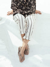 Load image into Gallery viewer, Monochrome Twill Front Pleat Pants BOTTOMS Itr by Khyati Pande   
