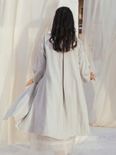 Load image into Gallery viewer, Sky Handwoven Cotton Twill Overcoat JACKETS Itr by Khyati Pande   
