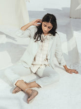 Load image into Gallery viewer, Sky Twill Front Pleat Pants BOTTOMS Itr by Khyati Pande   
