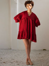 Load image into Gallery viewer, Crimson Love Dress DRESSES KHARA KAPAS   
