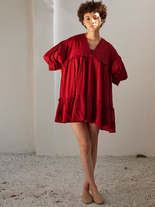 Crimson Love Dress DRESSES KHARA KAPAS   
