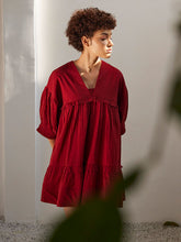 Load image into Gallery viewer, Crimson Love Dress DRESSES KHARA KAPAS   
