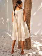 White Mist Dress DRESSES KHARA KAPAS   
