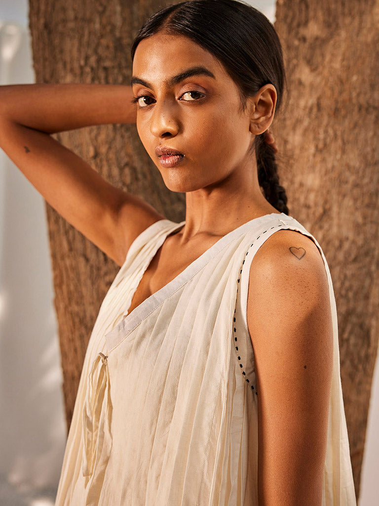 White Mist Dress DRESSES KHARA KAPAS   