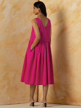 Load image into Gallery viewer, Rylie Pink Solid Dress DRESSES Kanelle   
