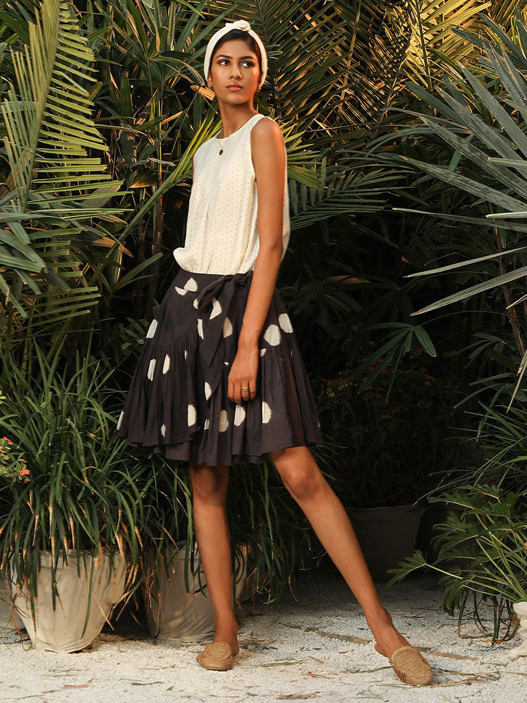Deep Space Skirt BOTTOMS KHARA KAPAS   