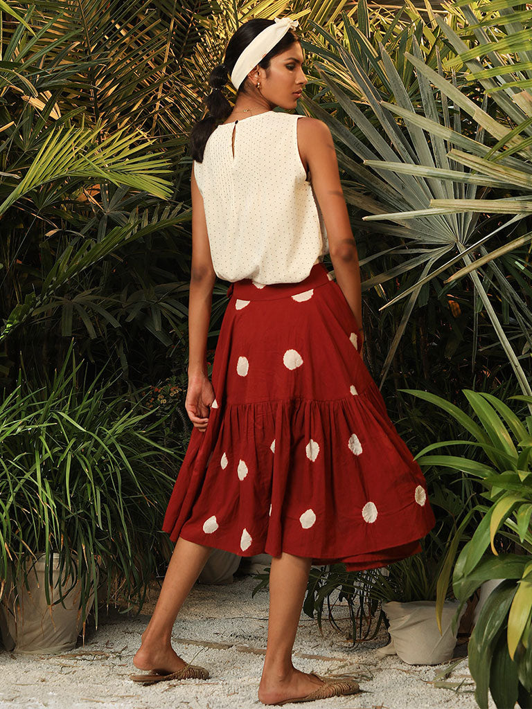 Mushroom Head Skirt BOTTOMS KHARA KAPAS   