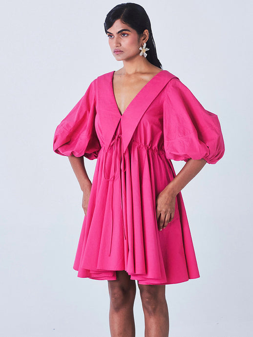 Sada Bahar Pink Dress DRESSES Little Things Studio   