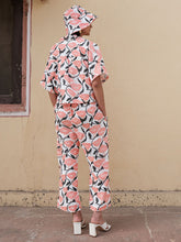 Load image into Gallery viewer, Outlined Florals Cropped Trousers BOTTOMS Khajoor   
